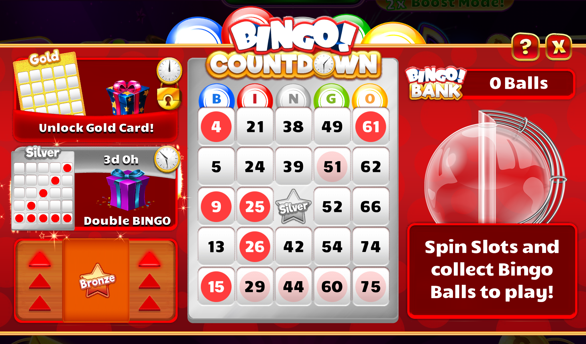 Bingo con jackpot en aumento